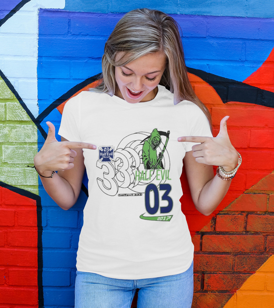 Halfevilco 333 Male Evil 03 Grim Reaper T-Shirt
