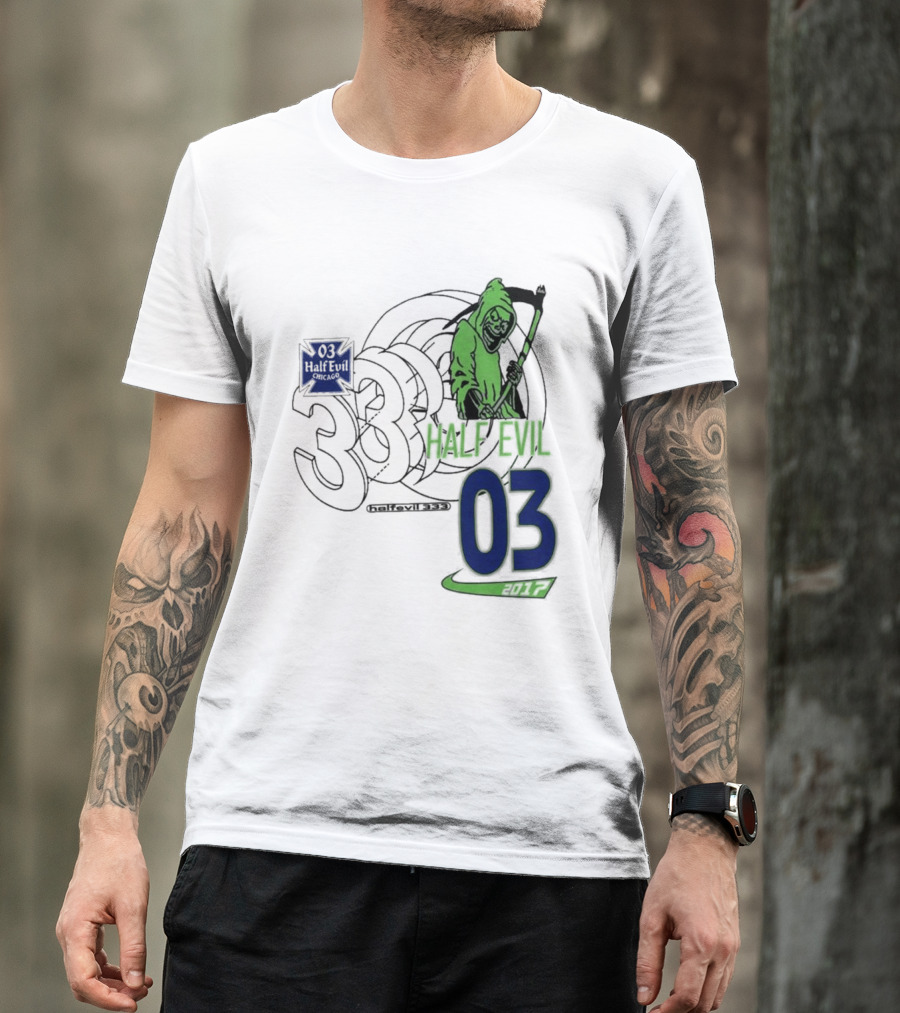 Halfevilco 333 Male Evil 03 Grim Reaper T-Shirt