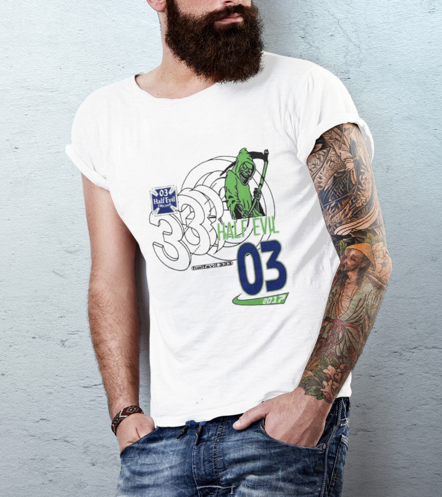 Halfevilco 333 Male Evil 03 Grim Reaper T-Shirt