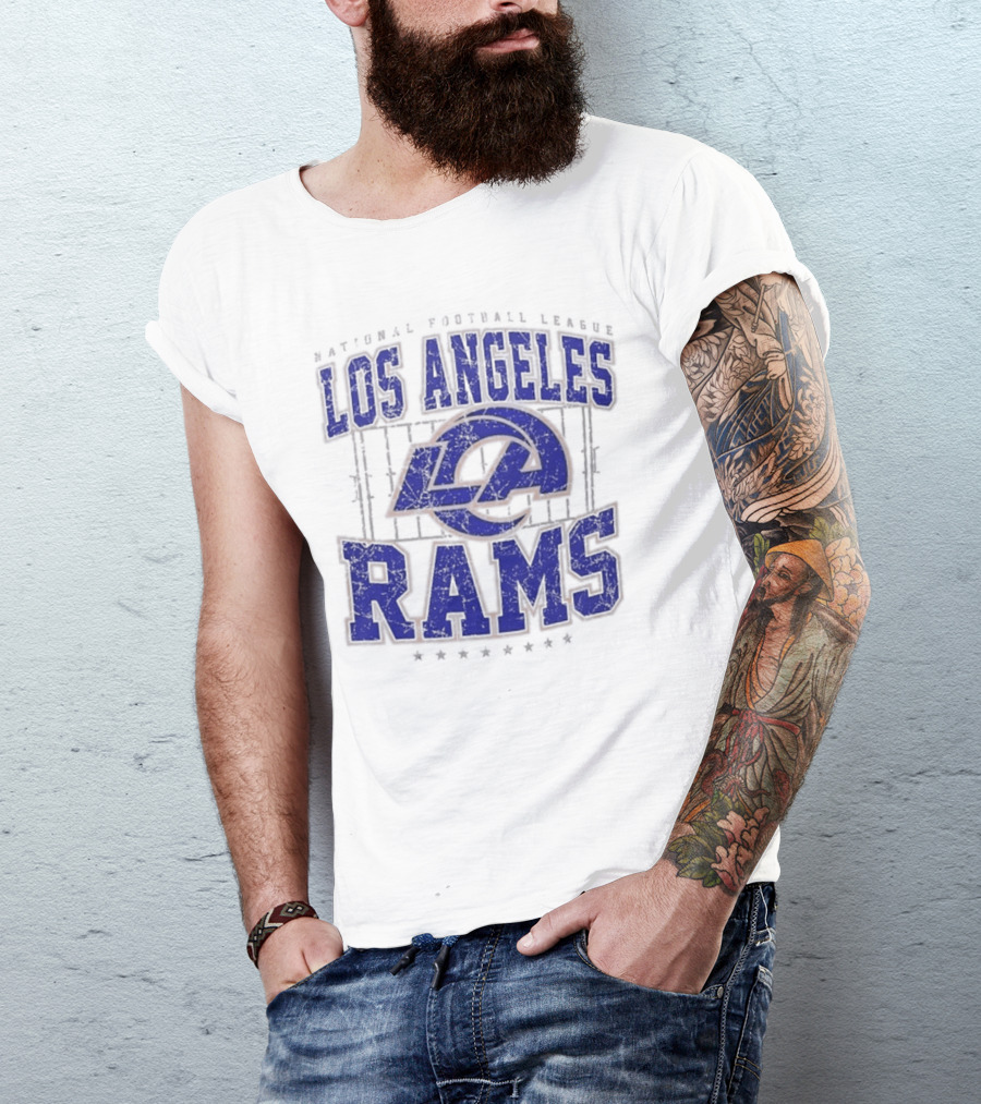 National Football League Los Angeles Rams Distressed Starter T-Shirt