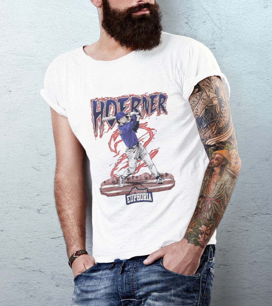 Hoerner The Blue Blaze Euphoria Baseball Player T-Shirt