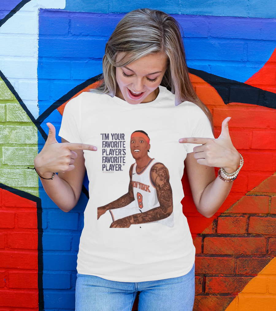 Michael Beasley I'm Your Favorite Player's Favorite Player New York Basketball 8 Tattoos T-Shirt
