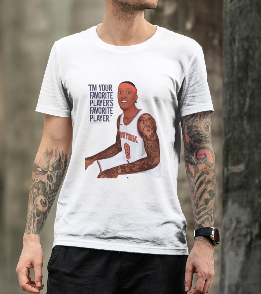 Michael Beasley I'm Your Favorite Player's Favorite Player New York Basketball 8 Tattoos T-Shirt
