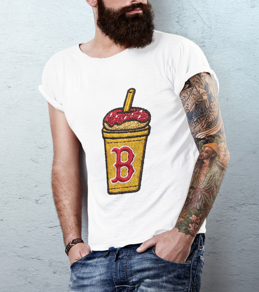 Red Sox Dunkin' Iced Coffee B Cap 2026 T-Shirt