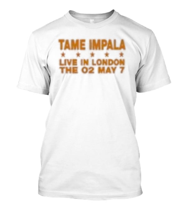 Tame Impala Life In London The O2 May 7 2026 Concert Event T-Shirt