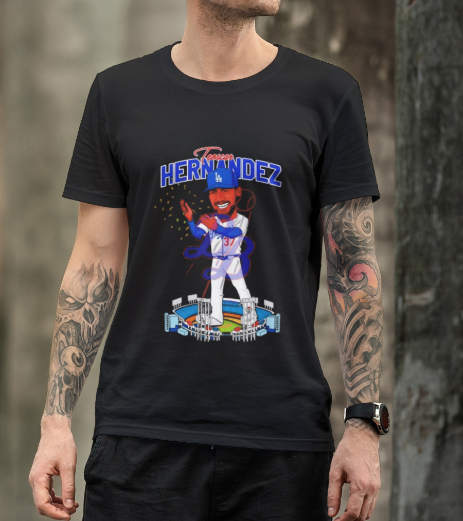 Teoscar Hernández Los Angeles Dodgers 37 MLB 2026 T-Shirt