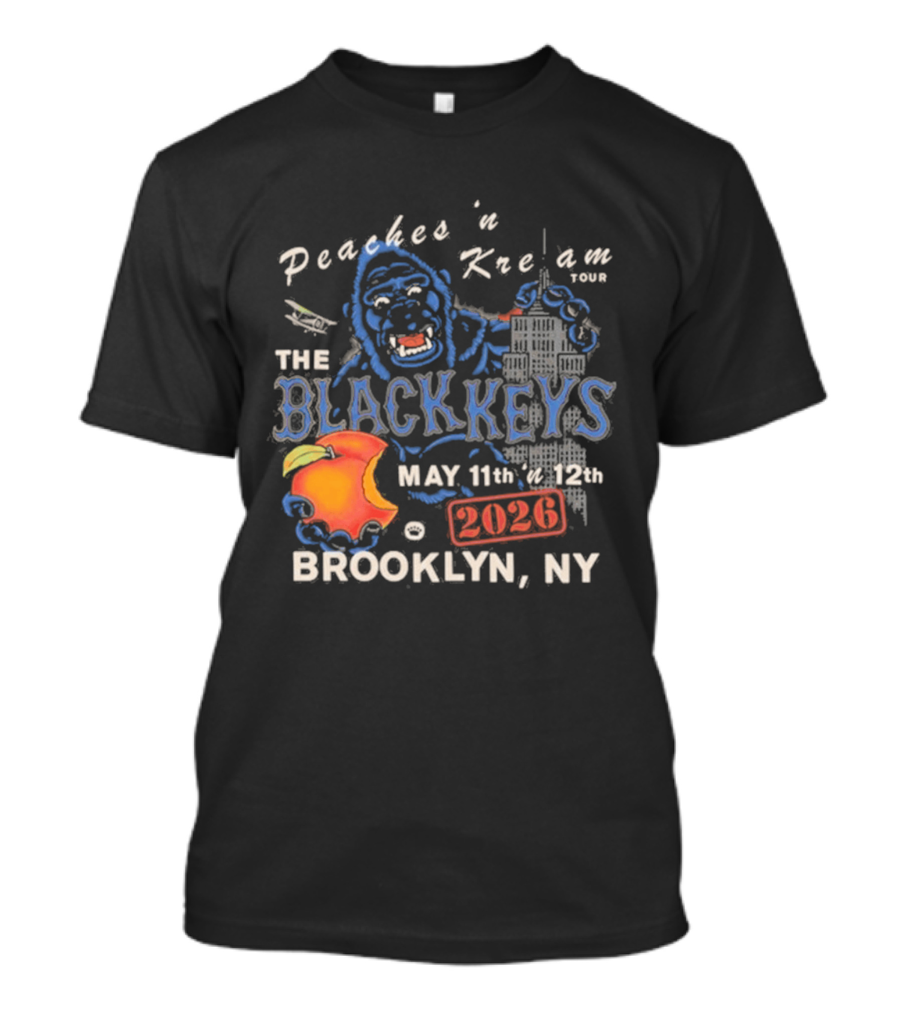 The Black Keys Peaches N Keem Tour Brooklyn May 11 12 2026 NYC T-Shirt