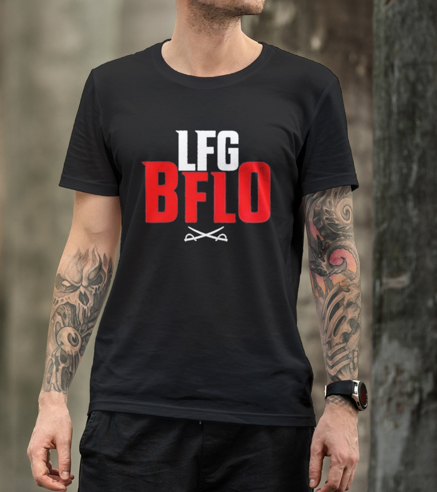 LFG BFLO Crossed Swords Hockey T-Shirt
