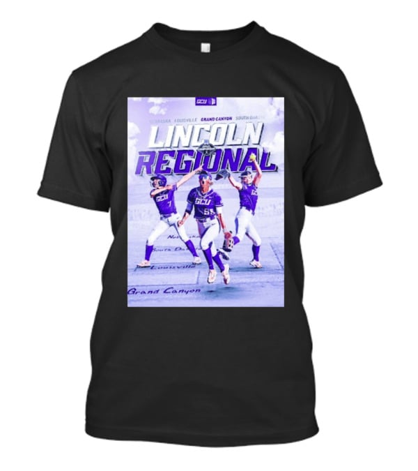 Grand Canyon Antelopes Softball Lincoln Regional Nebraska Louisville South Dakota GCU T-Shirt