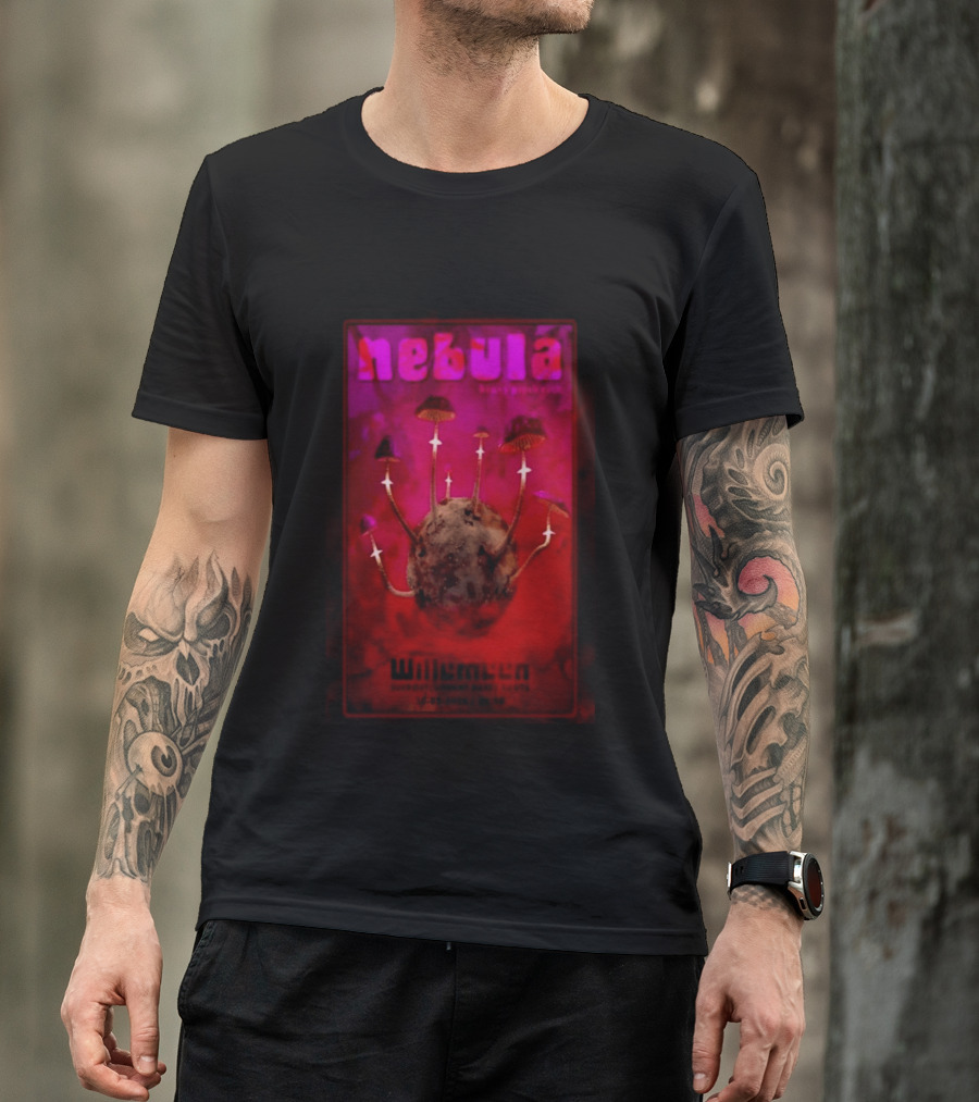 Nebula Willemeen Arnhem Netherlands May 30 2026 Surreal Mushrooms T-Shirt