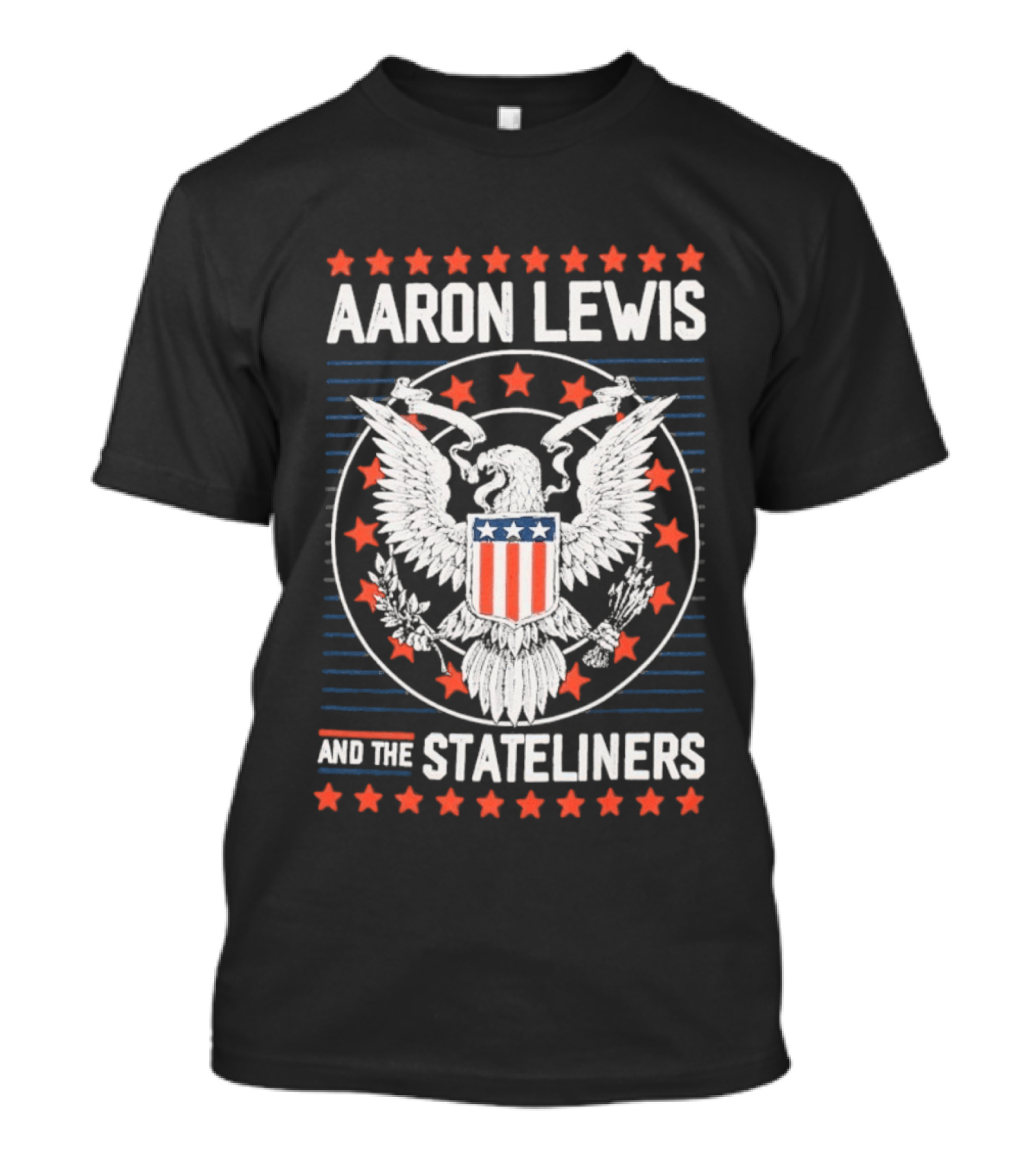 Aaron Lewis And The Stateliners Eagle American Stars T-Shirt