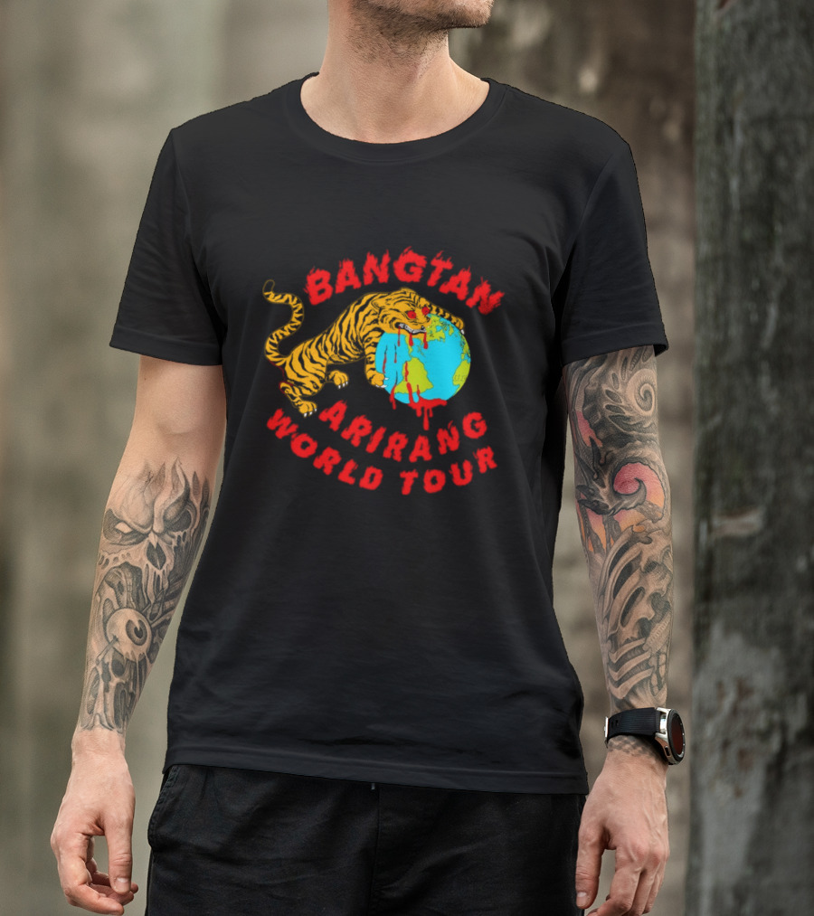 Bangtan Arirang World Tour Tiger Earth T-Shirt