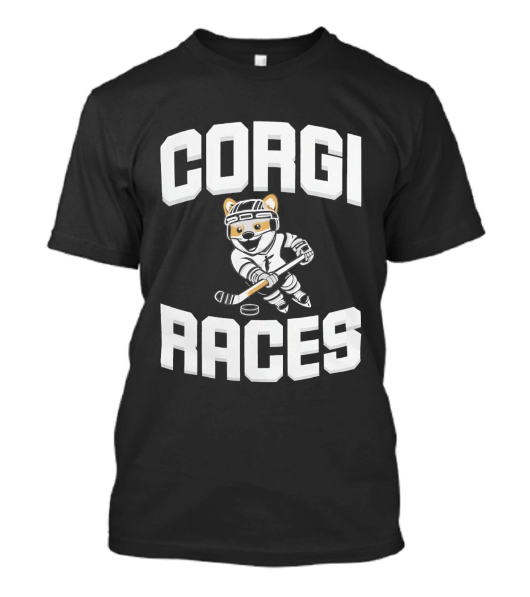 Fargo Force 2026 Corgi Ice Hockey Races T-Shirt