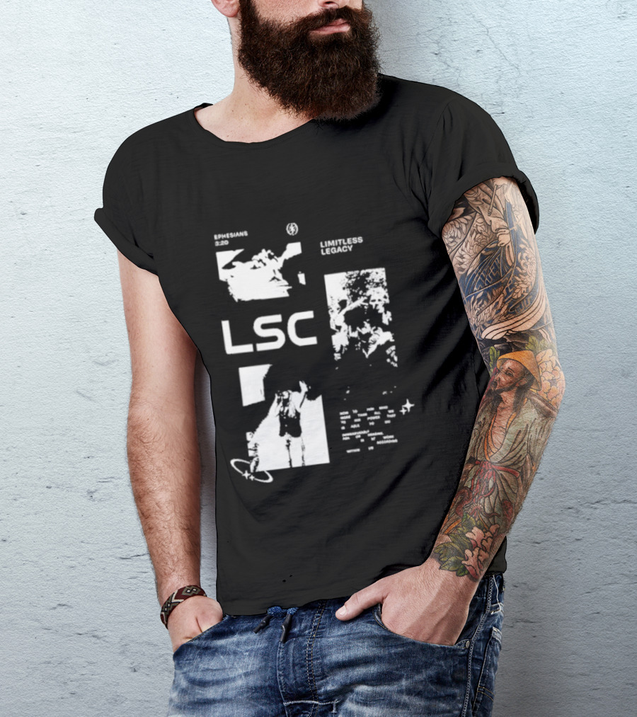 Legacy Church LSC Limitless Legacy Map Motif T-Shirt