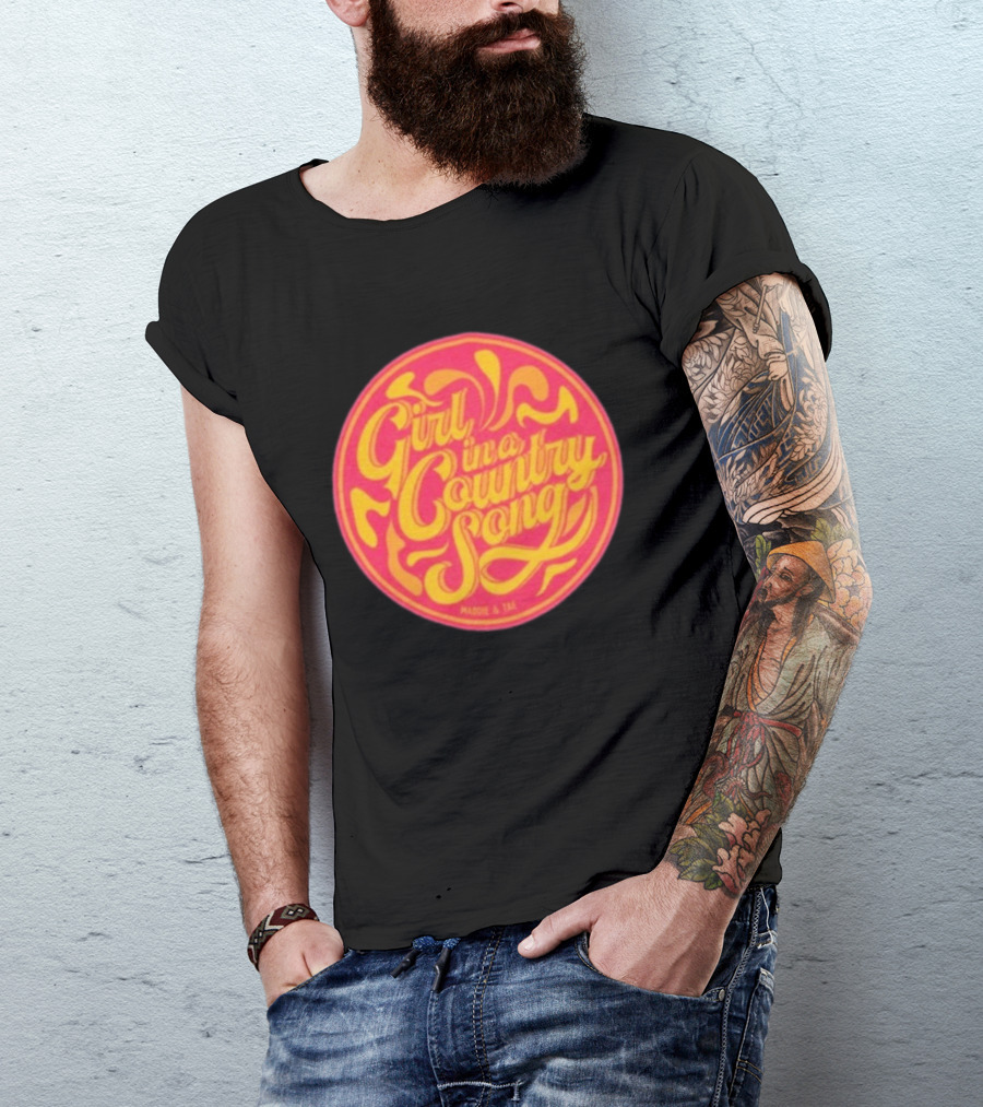 Maddie & Tae Girl In A Country Song Retro Pop T-Shirt