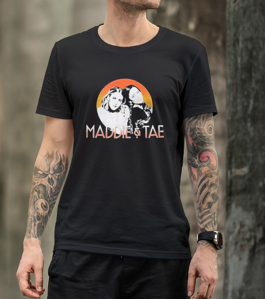 Maddie & Tae Country Music Duo Orange Arch T-Shirt