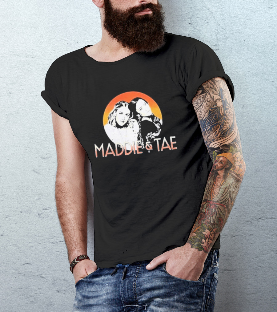 Maddie & Tae Country Music Duo Orange Arch T-Shirt