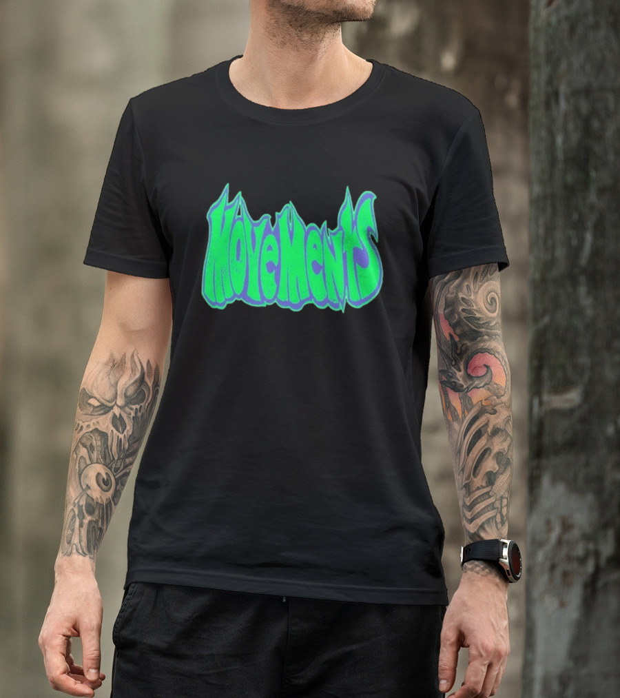 Movements Back In My Ways Neon Vaporwave Style Font T-Shirt