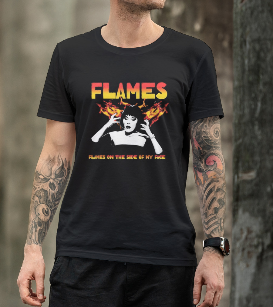 Mrs. White Flames On The Side Of My Face Clue Movie T-Shirt