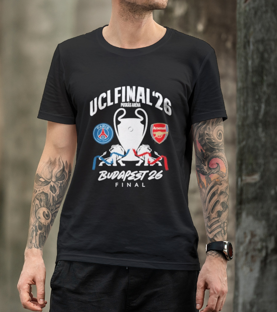 UCL Final 2026 Paris Saint Germain Vs Arsenal Budapest T-Shirt