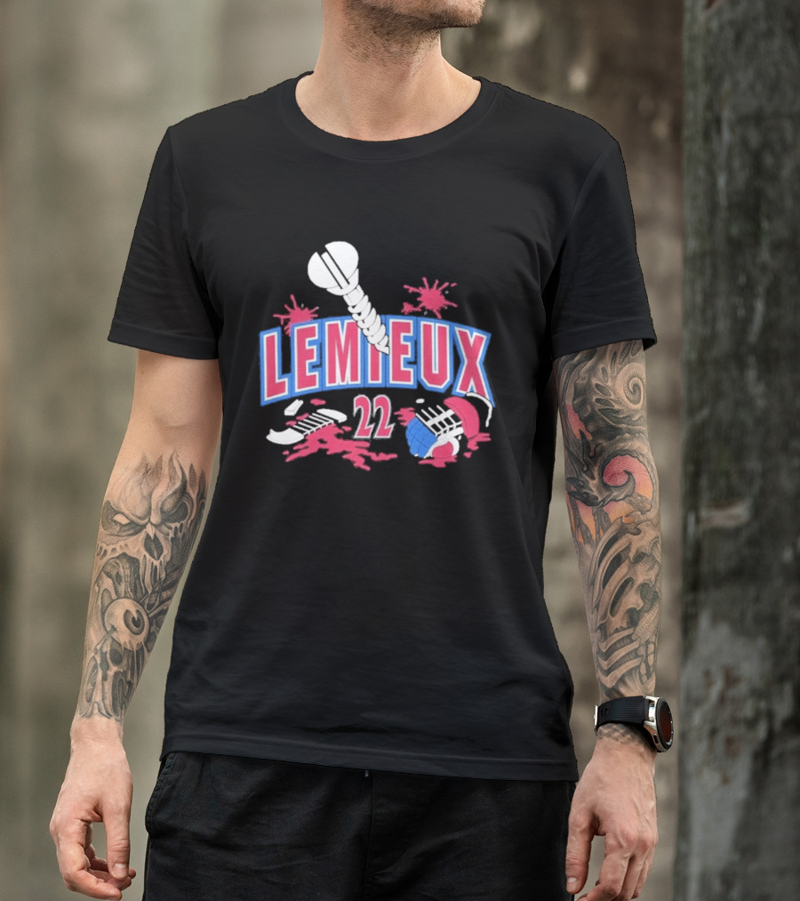 Lemieux 22 Screw Detroit Red Wings Hockey T-Shirt