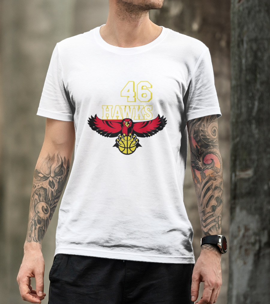 Atlanta Hawks 46 Iconic Basketball Team T-Shirt