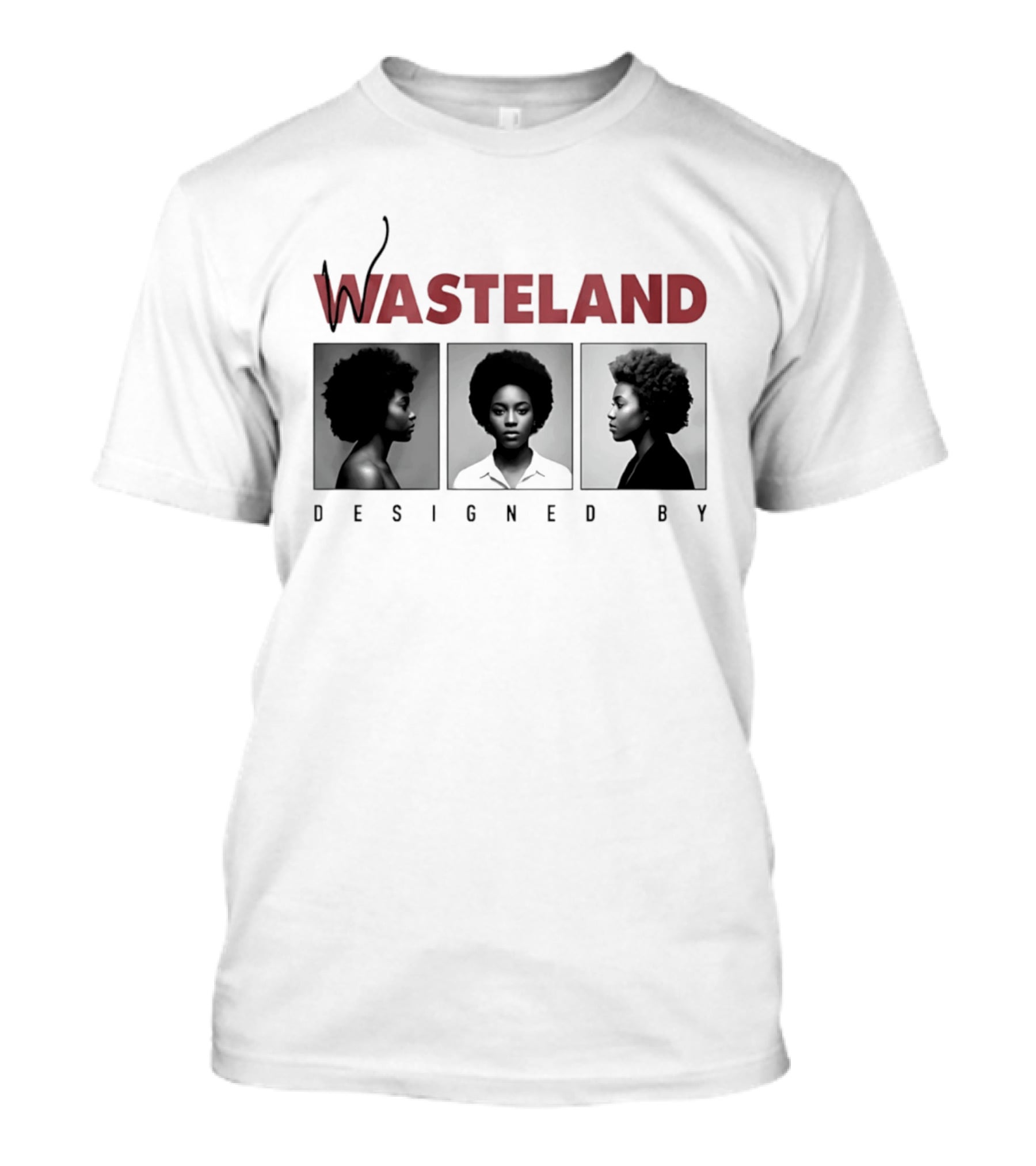 Brent Faiyaz Wasteland Designed By Triple Portrait African American Woman T-Shirt