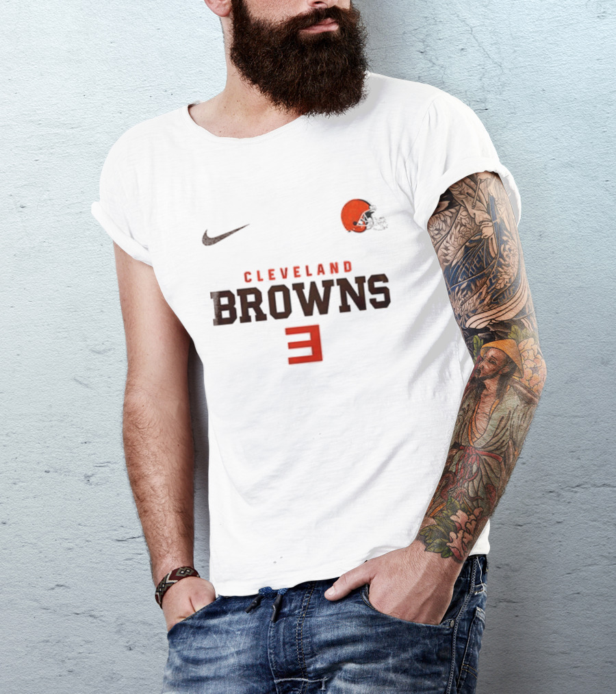 Cleveland Browns Nike Slim Shady Mask Collaboration With Eminem 3 T-Shirt
