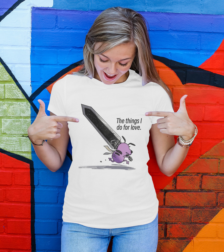 Courage The Cowardly Dog The Things I Do For Love Giant Sword Adventure T-Shirt