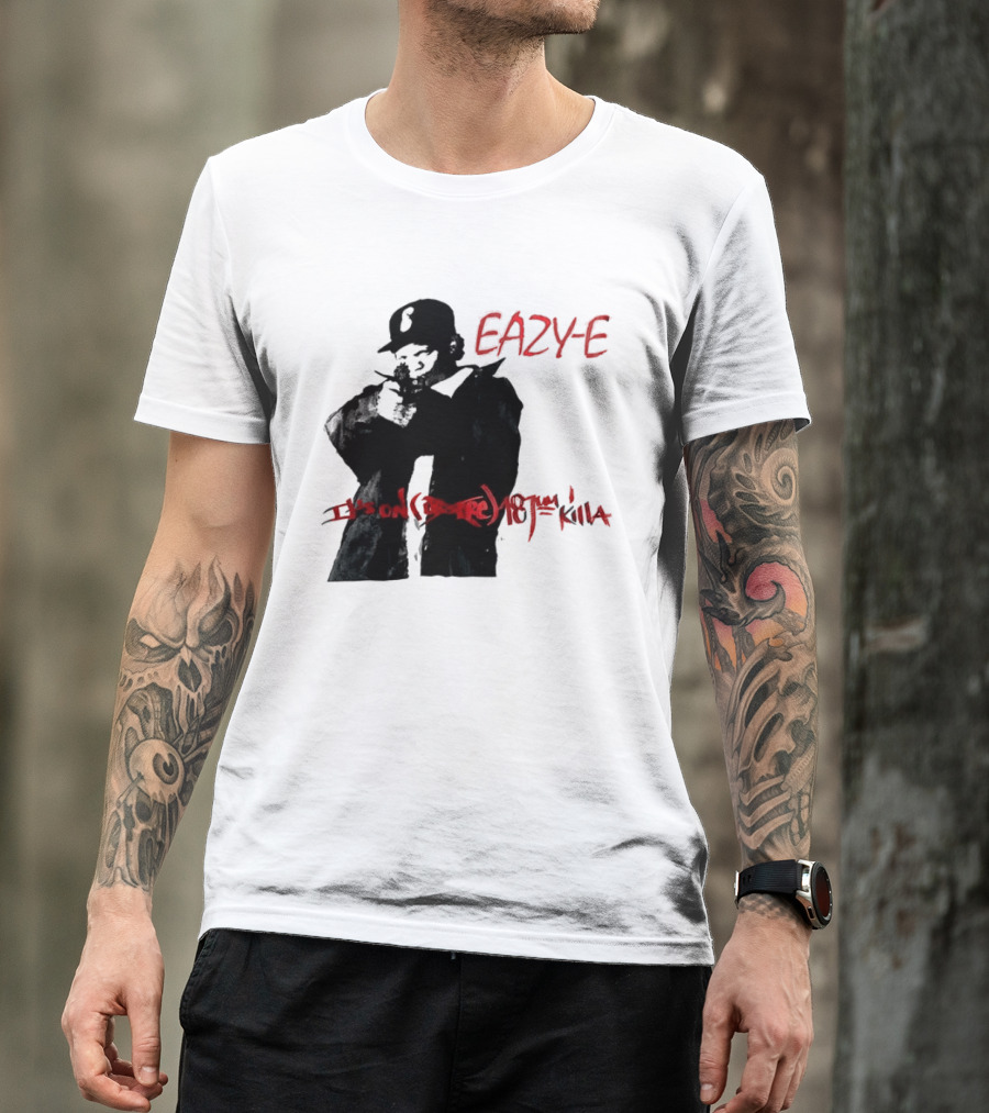 Eazy E It's On Dr. Dre 187um Killa Vintage Style Tribute 90s Hip Hop T-Shirt