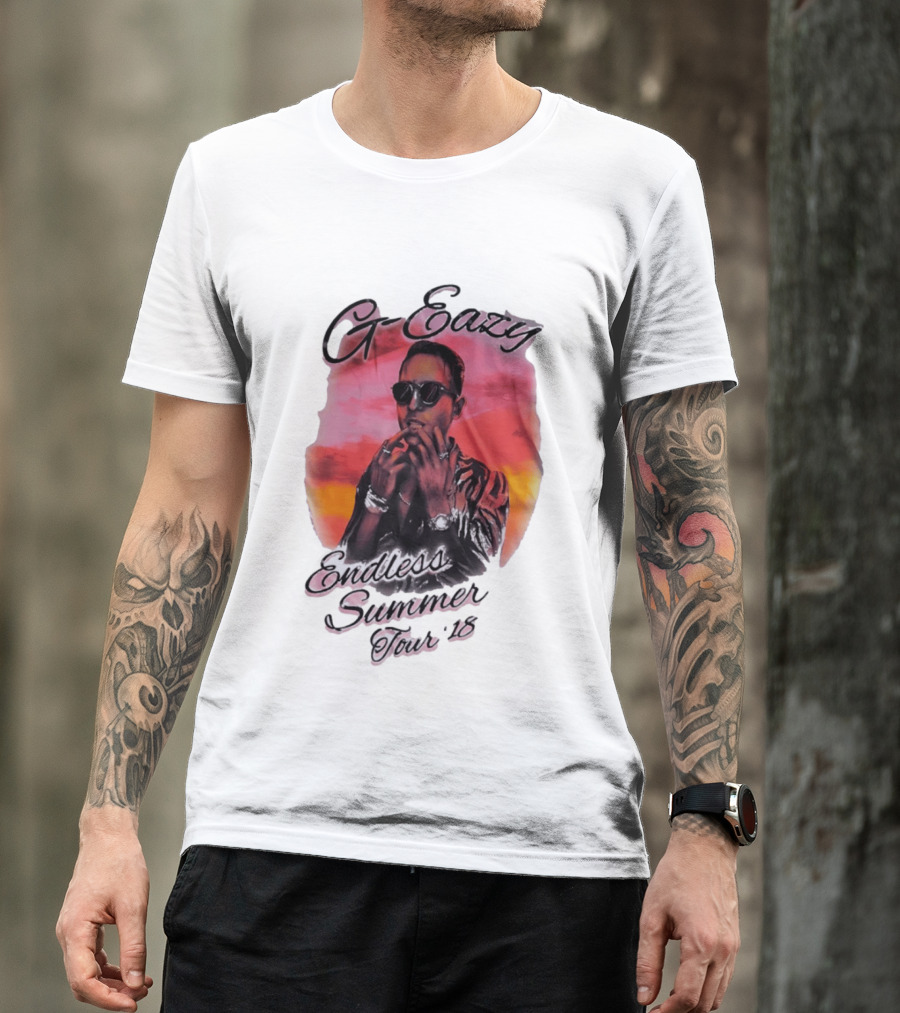 G Eazy Endless Summer Tour 2018 Retro Sunset T-Shirt