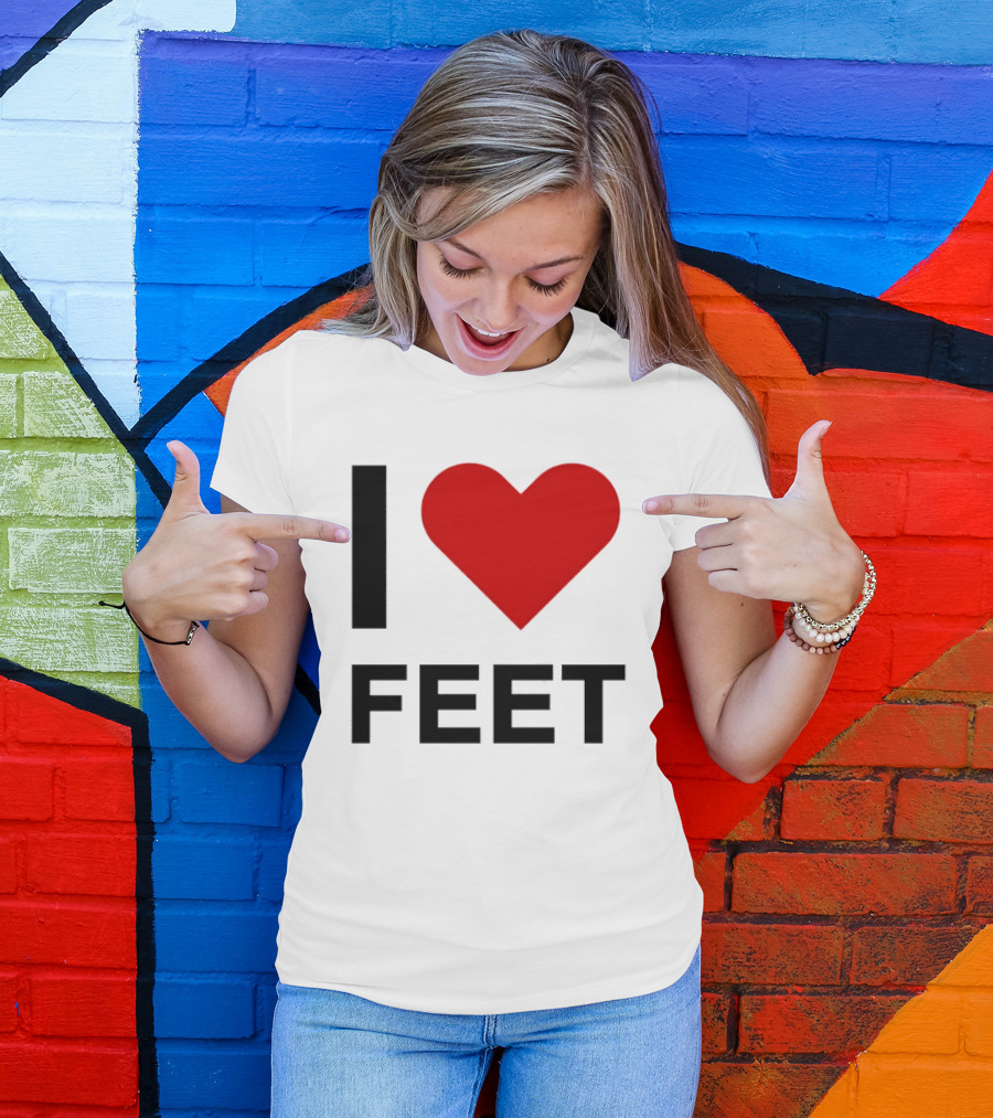 I Heart Feet T-Shirt
