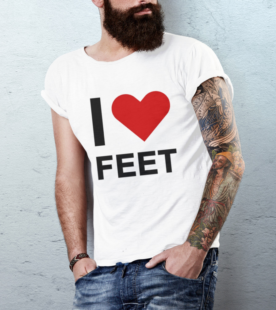 I Heart Feet T-Shirt