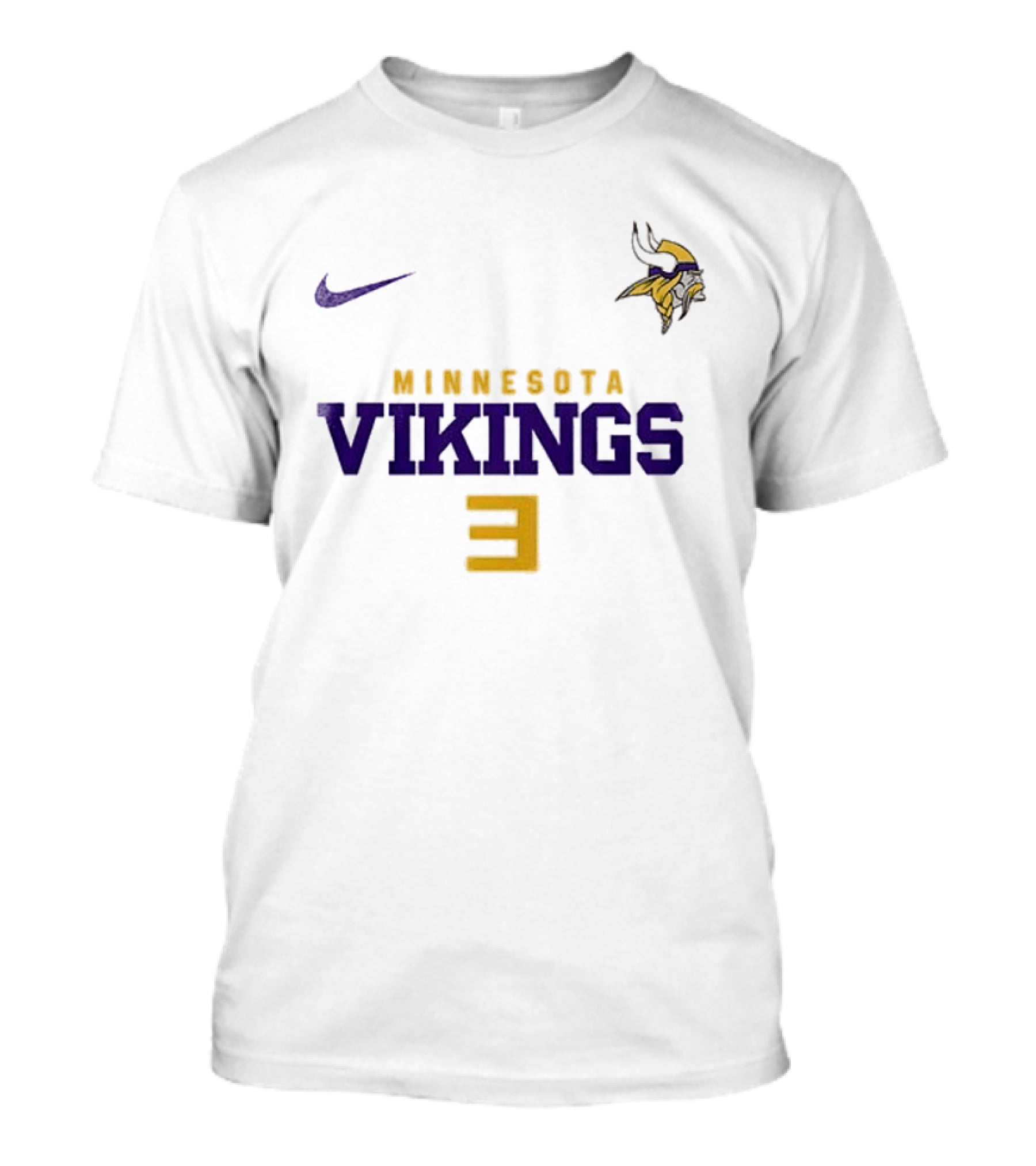 Minnesota Vikings Nike Slim Shady Mask Eminem Collaboration T-Shirt