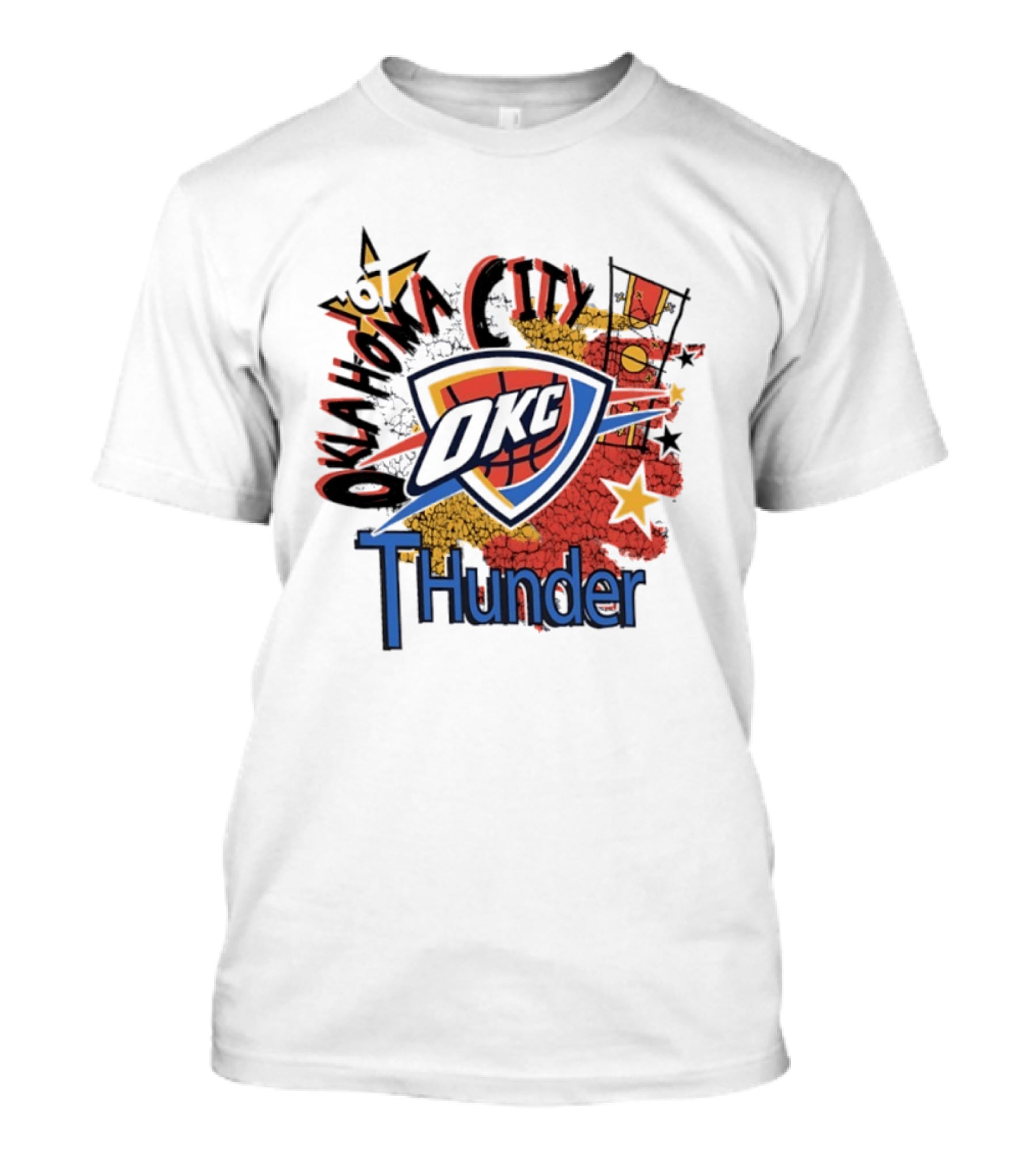 Oklahoma City OKC Thunder '67 Hardwood Classics T-Shirt