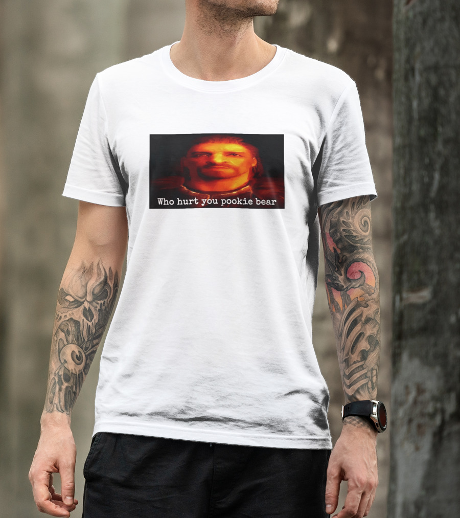 Who Hurt You Pookie Bear Video Game T-Shirt
