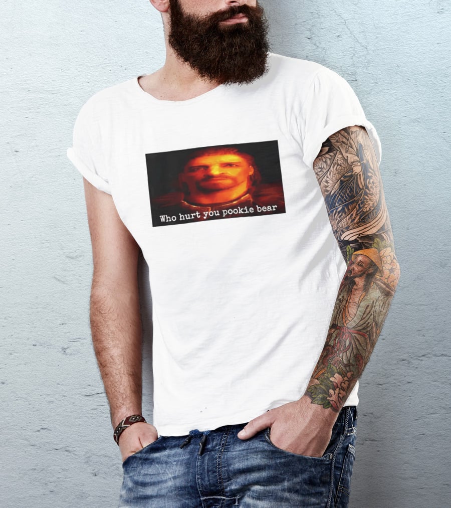 Who Hurt You Pookie Bear Video Game T-Shirt