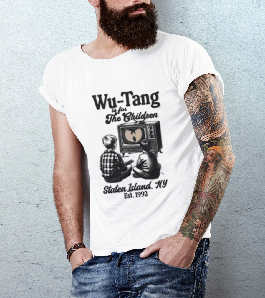 Wu Tang Clan For The Children Staten Island NY Est 1992 T-Shirt