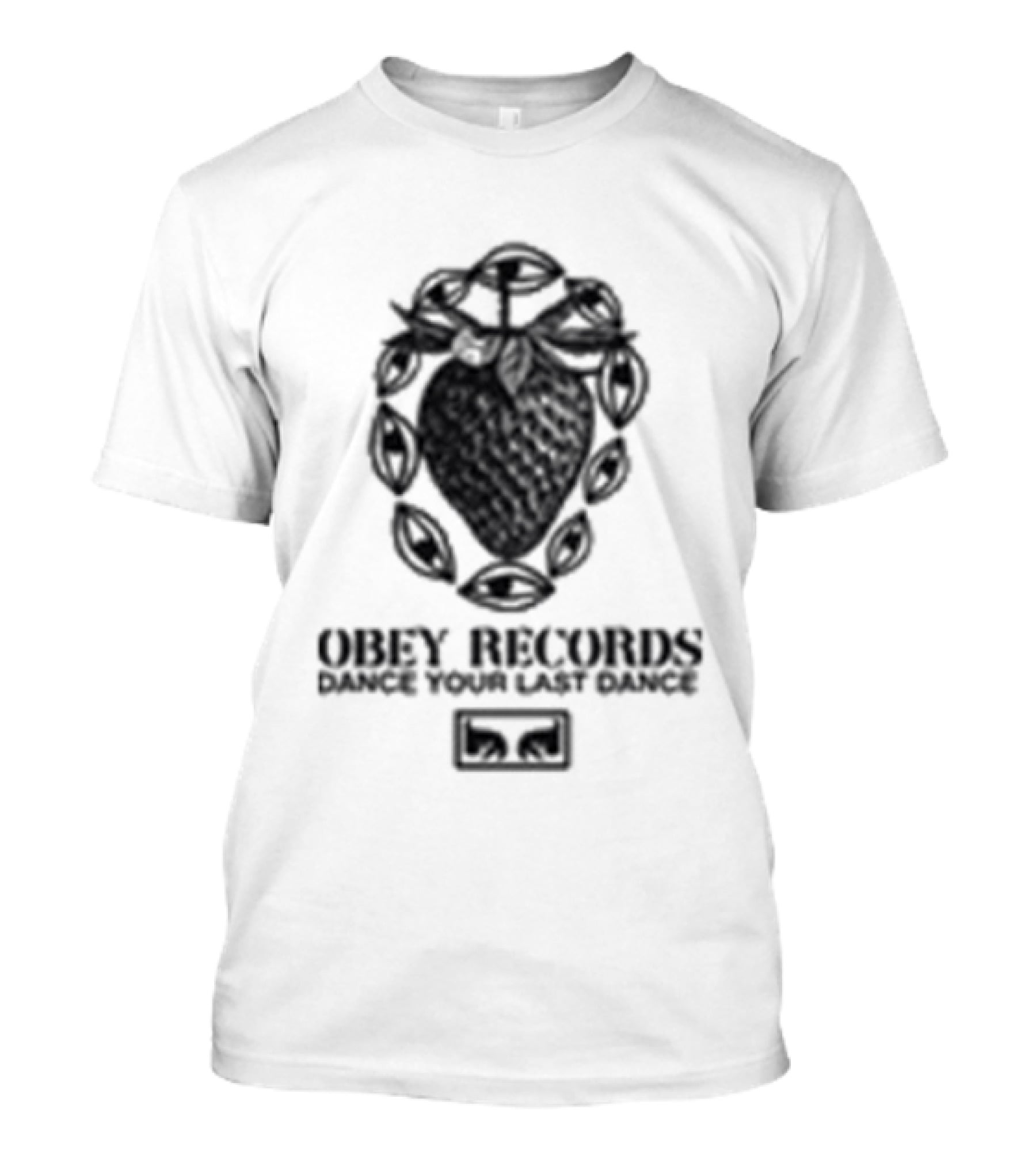 Obey Records Garden Heavyweight Music Art Collection T-Shirt
