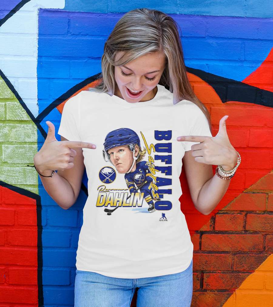 Rasmus Dahlin Captain Buffalo Sabres NHLPA Caricature T-Shirt