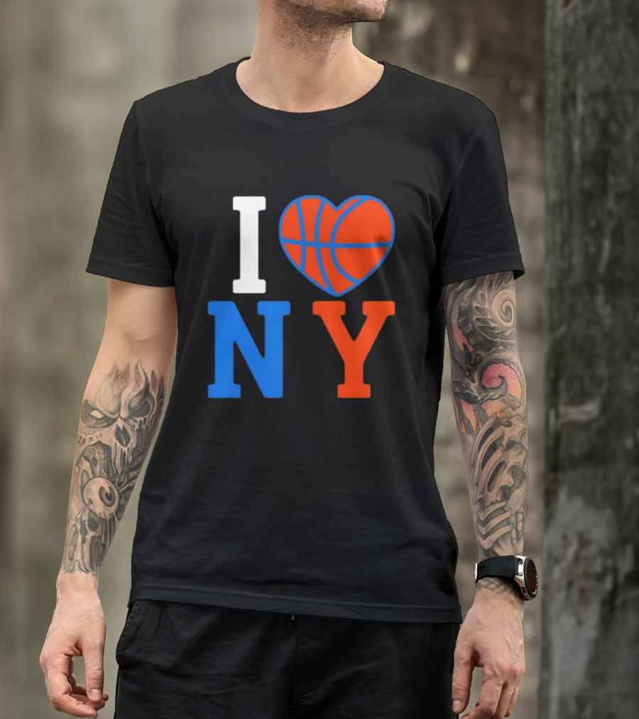 New York Knicks I Heart NY Basketball T-Shirt