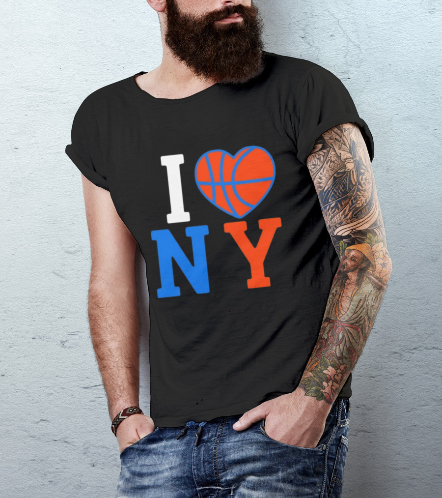 New York Knicks I Heart NY Basketball T-Shirt