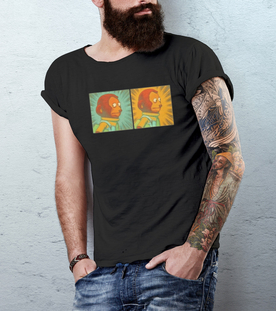 Awkward Look Monkey Puppet Meme Garment Dyed T-Shirt