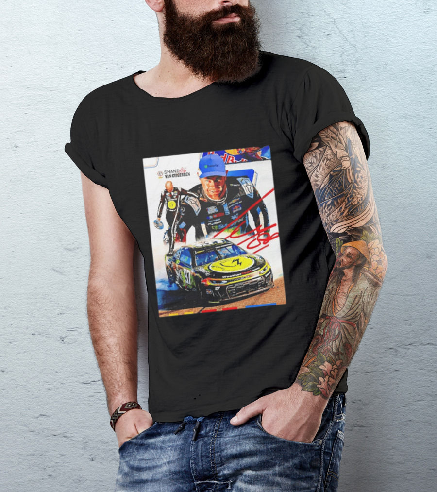 Shane Van Gisbergen NASCAR Red Bull New Zealander Racing Driver #97 T-Shirt