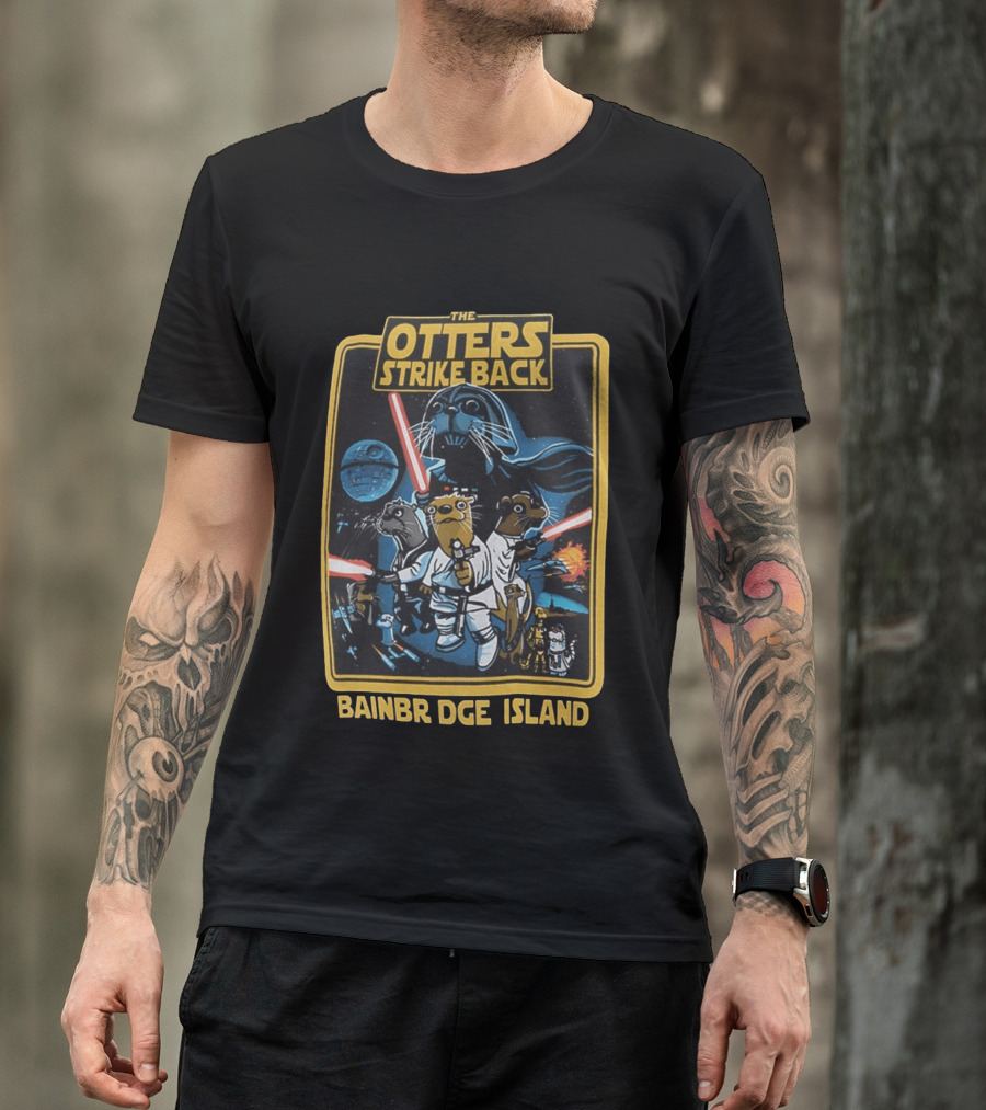 The Otters Strike Back Bainbridge Island Star Wars T-Shirt