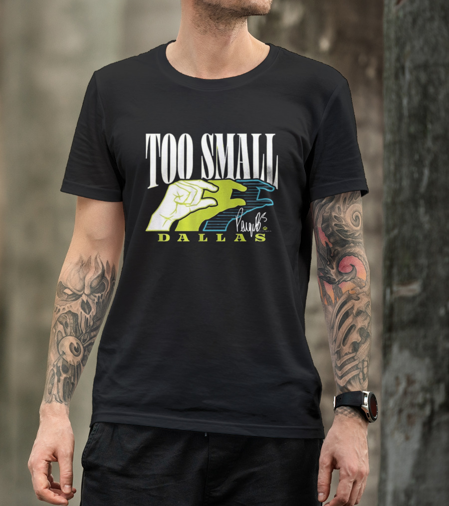 TOO SMALL Hands Paige Bueckers Dallas WNBA T-Shirt