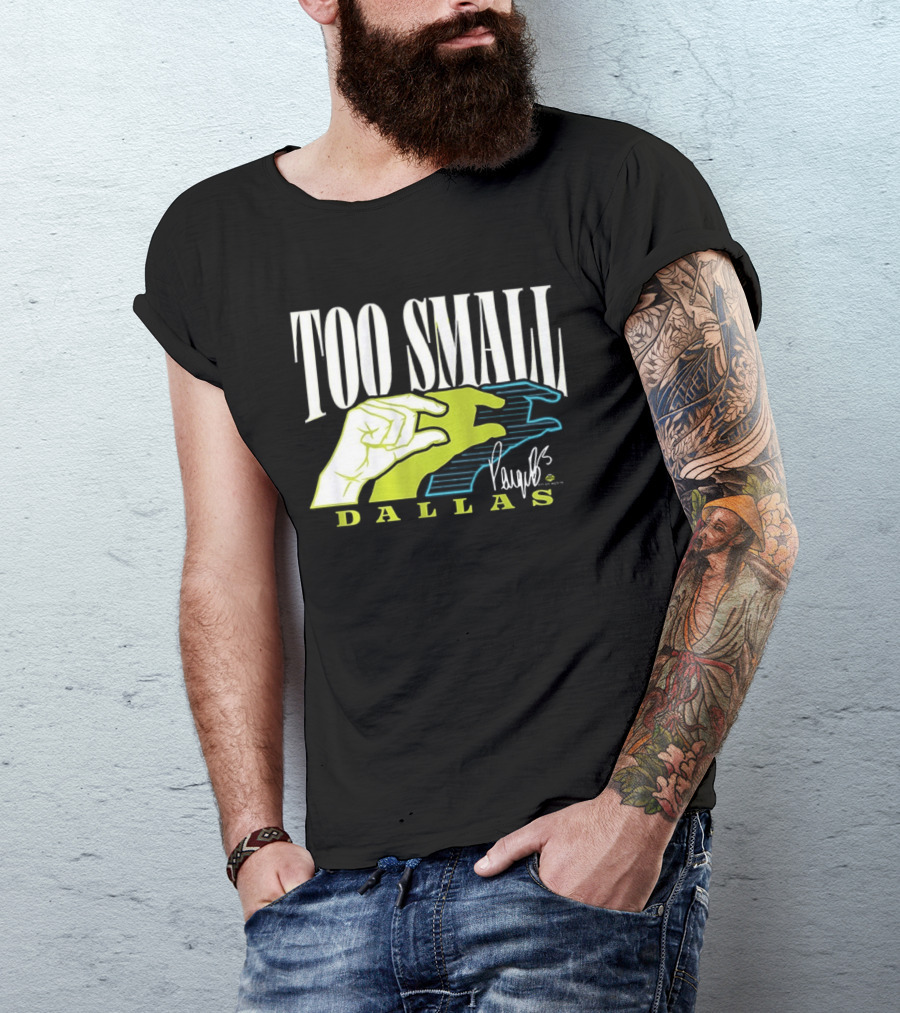 TOO SMALL Hands Paige Bueckers Dallas WNBA T-Shirt