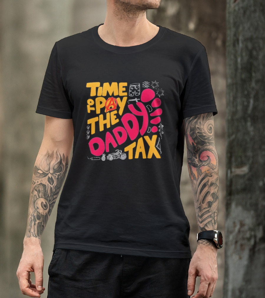 Time To Pay The Daddy Tax Dungeon Crawler Carl Footprint T-Shirt