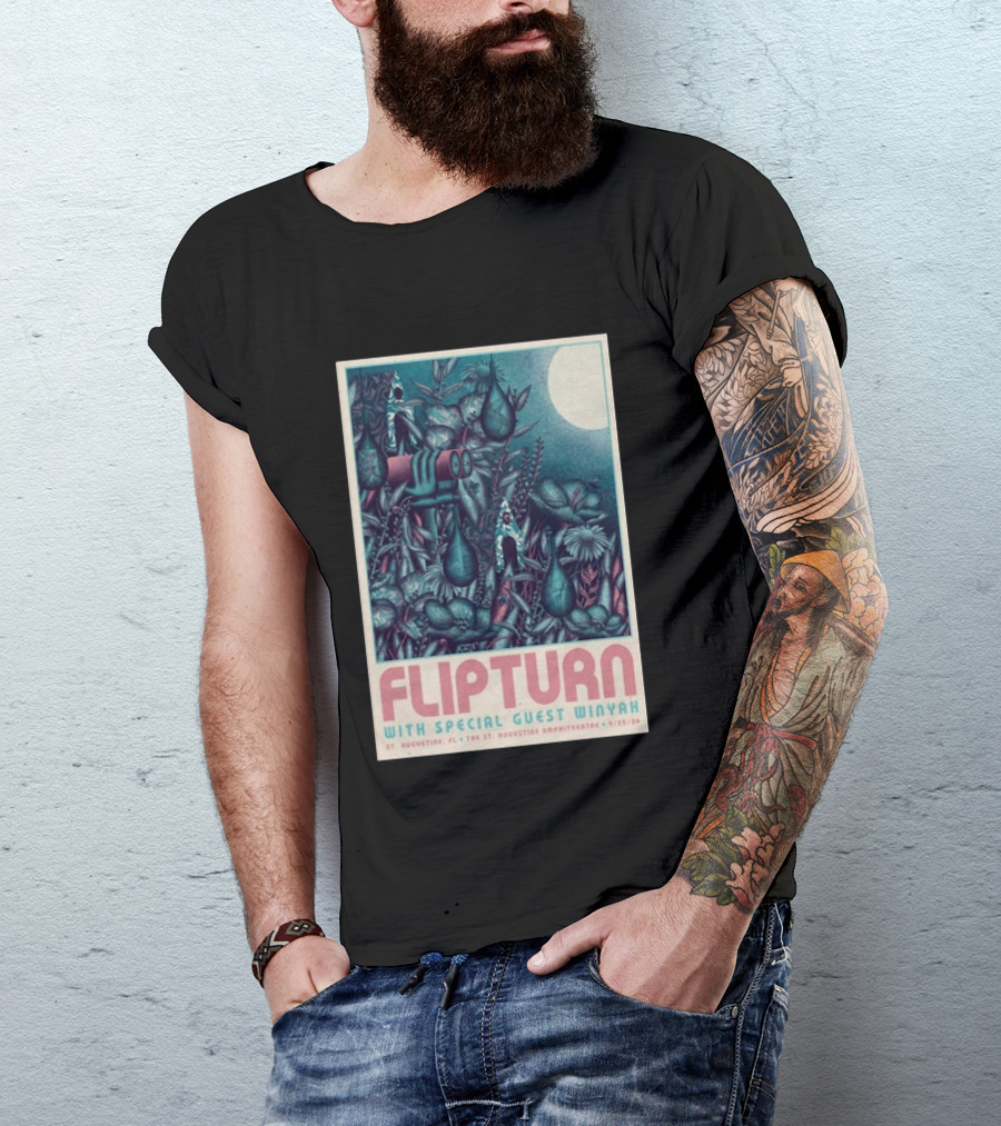 FLIPTURN With Special Guest Winyah St. Augustine Ampitheatre 9/25/26 T-Shirt