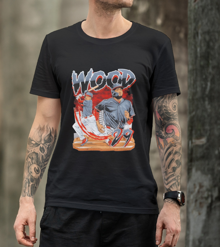 Wood 29 Baseball Euphoria Debut Action Scene T-Shirt